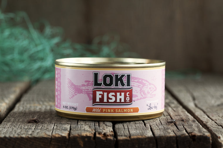 Gourmet Canned Wild Pink Salmon - 6 Ounce Organic Olive Oil and Salt - Loki Fish Company