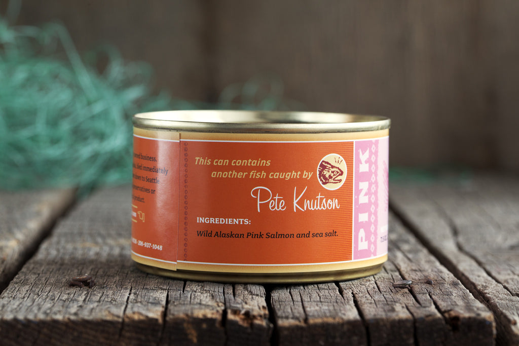 Gourmet Canned Wild Pink Salmon - 7.5 Ounce With Skin and Bones - Loki Fish Company