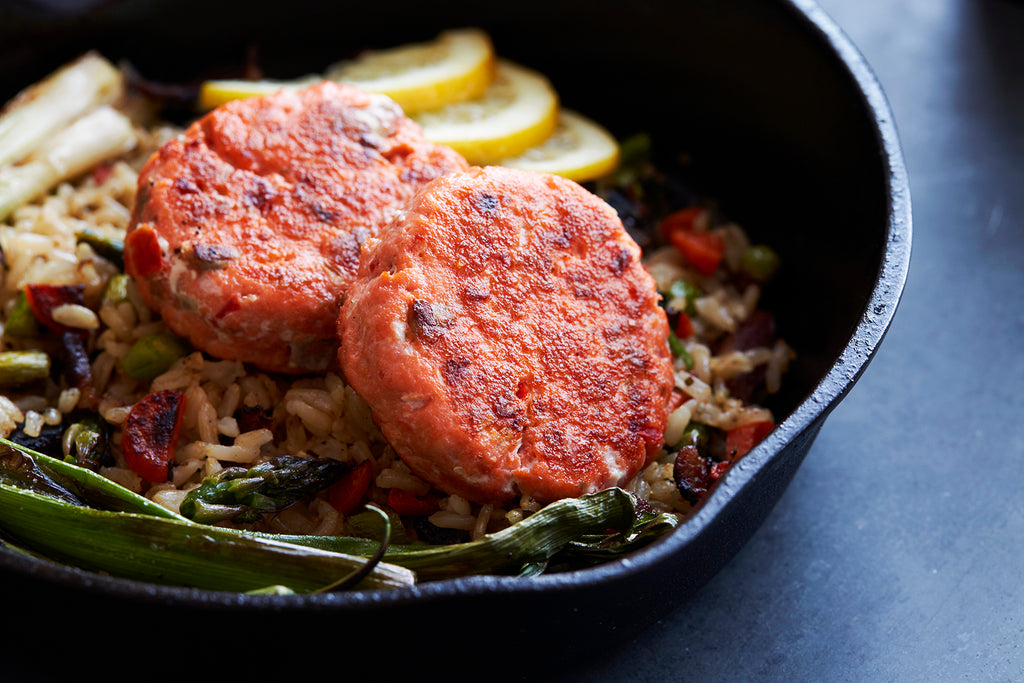 Wild Salmon Slider Patties - Loki Fish Company